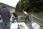 Veslanje je bilo naporno 